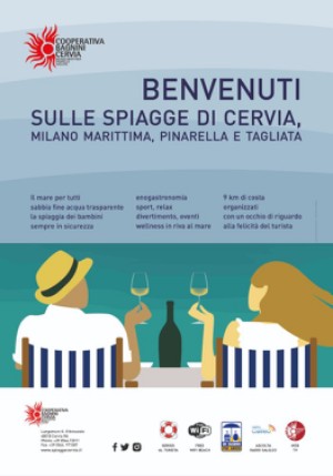 2000 manifesti per il “benvenuto” ai turisti sulle spiagge di Cervia